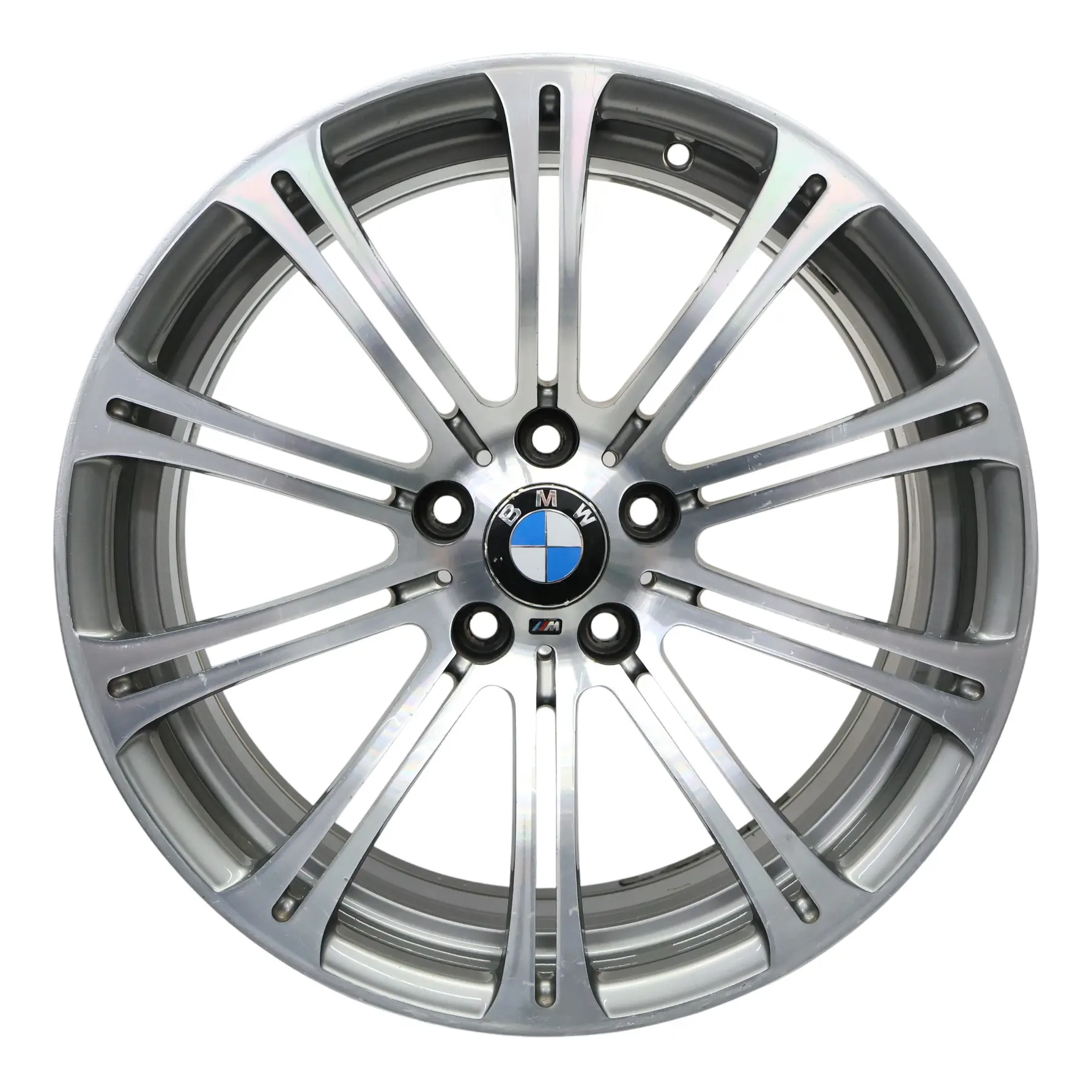 BMW E90 E92 M3 Rear Silver Wheel Alloy Rim 19" 9,5J ET:23 M Styling 220 2283556