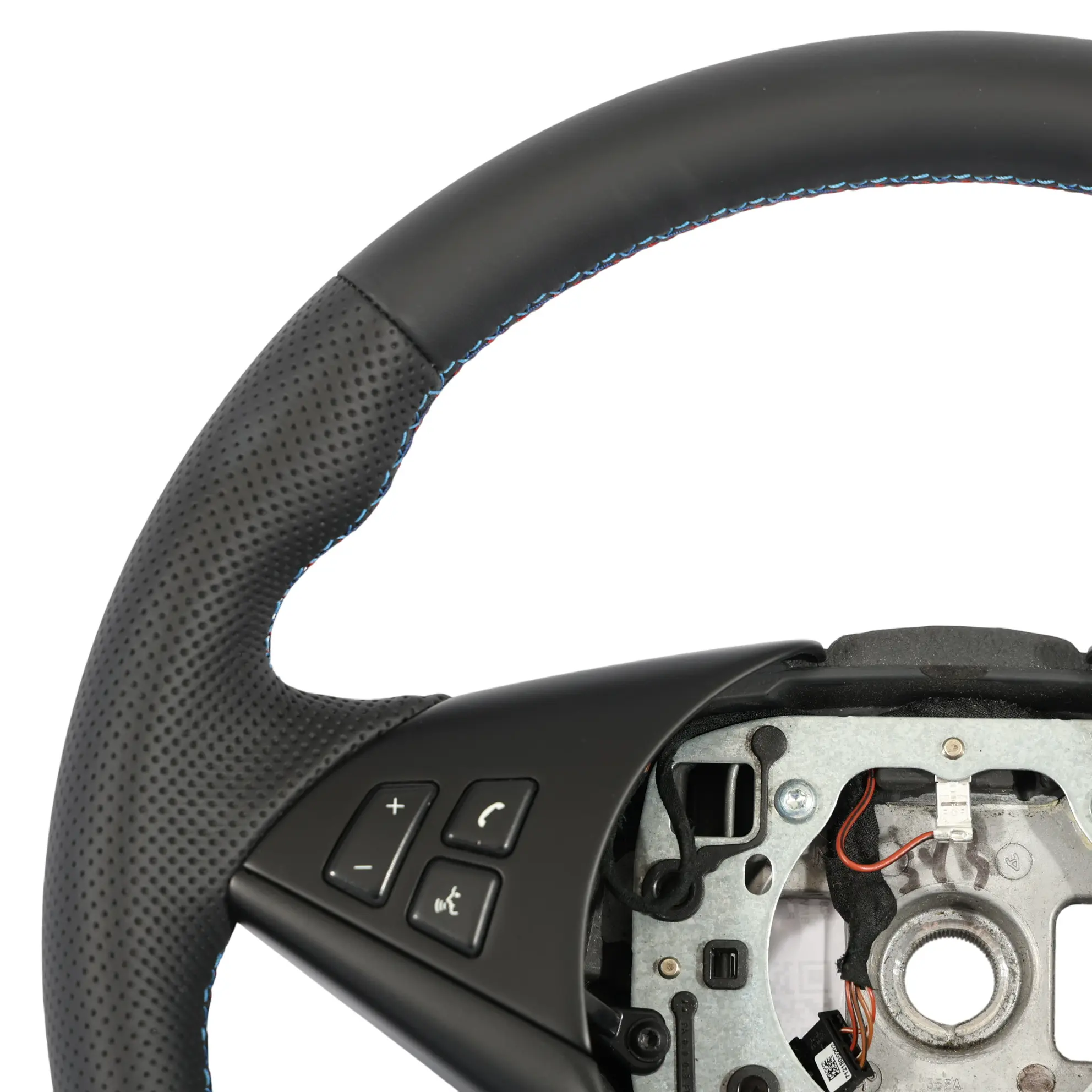 BMW E60 E61 E63 E64 NEW Leather M-Sport Steering Wheel ///M-threads