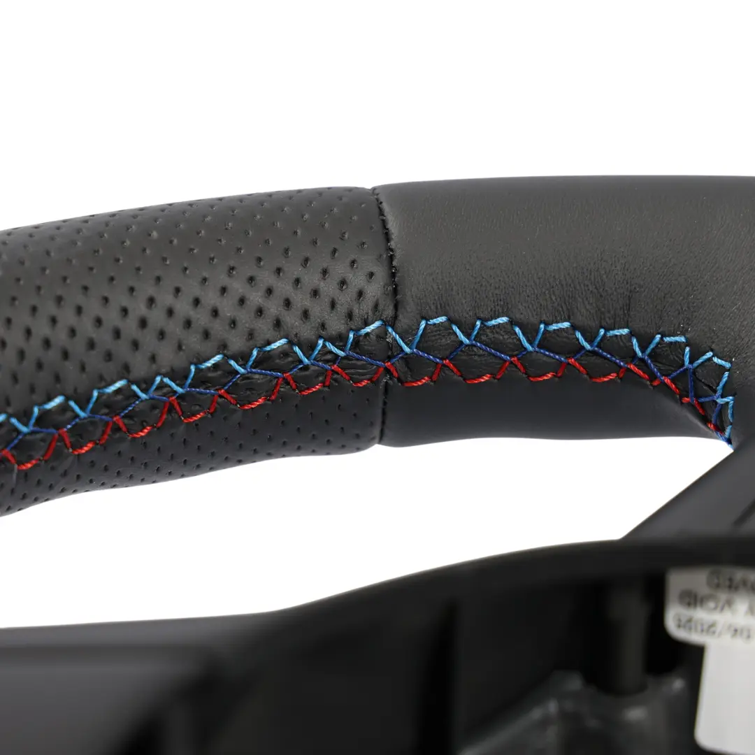 BMW E60 E61 E63 E64 Steering Wheel NEW Black Leather M-Sport Tricolored 