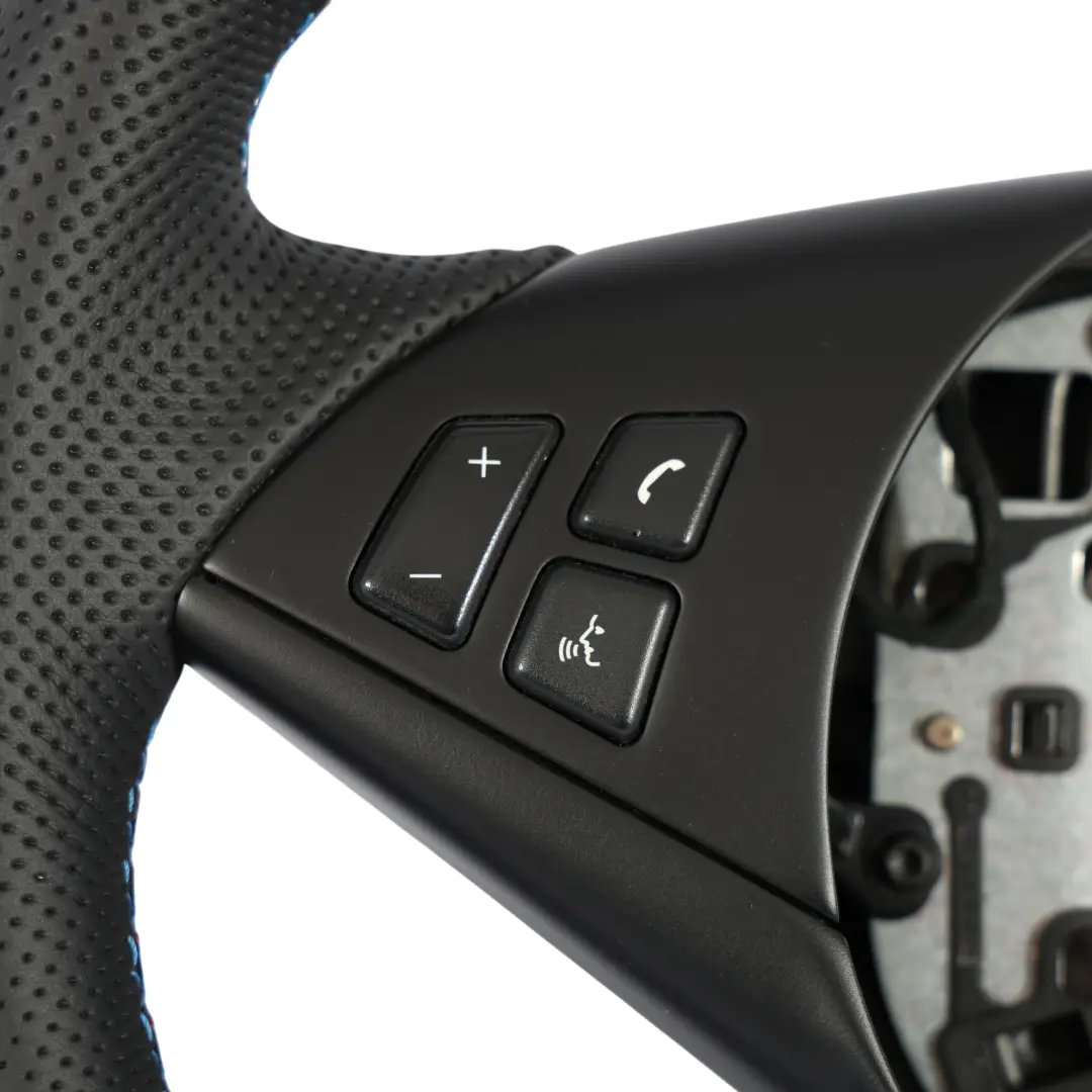 BMW E60 E61 E63 E64 Steering Wheel NEW Black Leather M-Sport Tricolored 