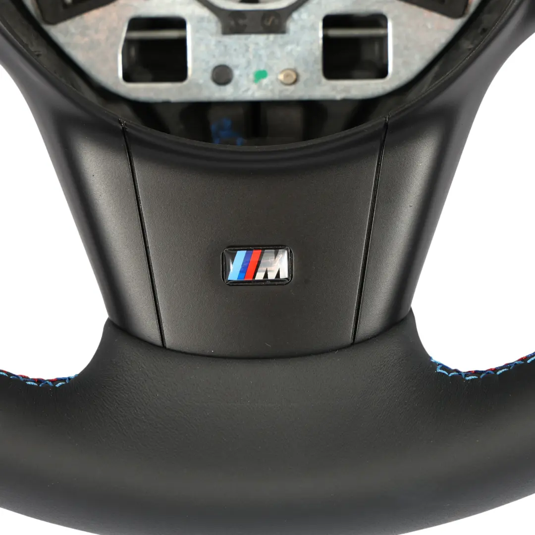 BMW E60 E61 E63 E64 Steering Wheel NEW Black Leather M-Sport Tricolored 