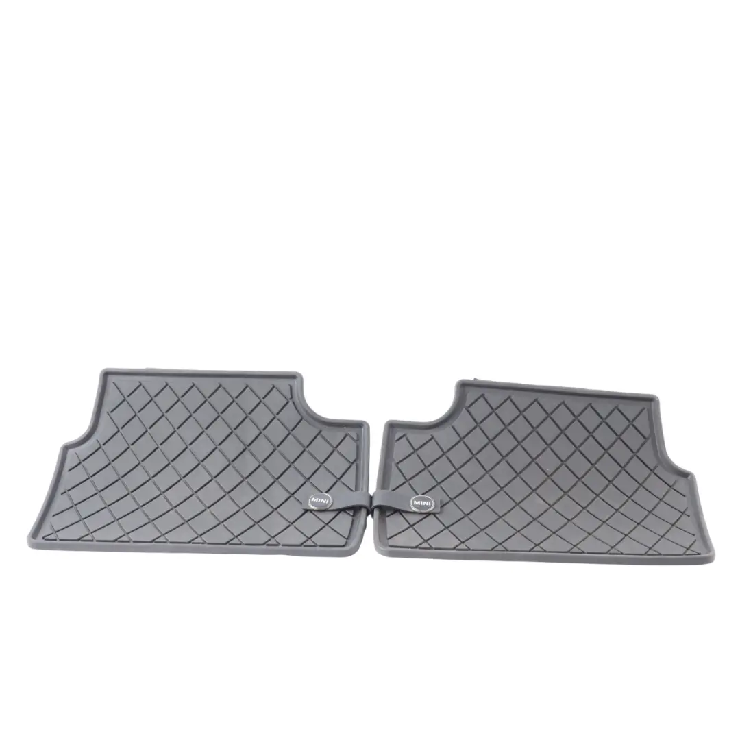 Mini F55 Floor Mats Interior All-Weather Rear Rubber Footwell Cover Set 2358056