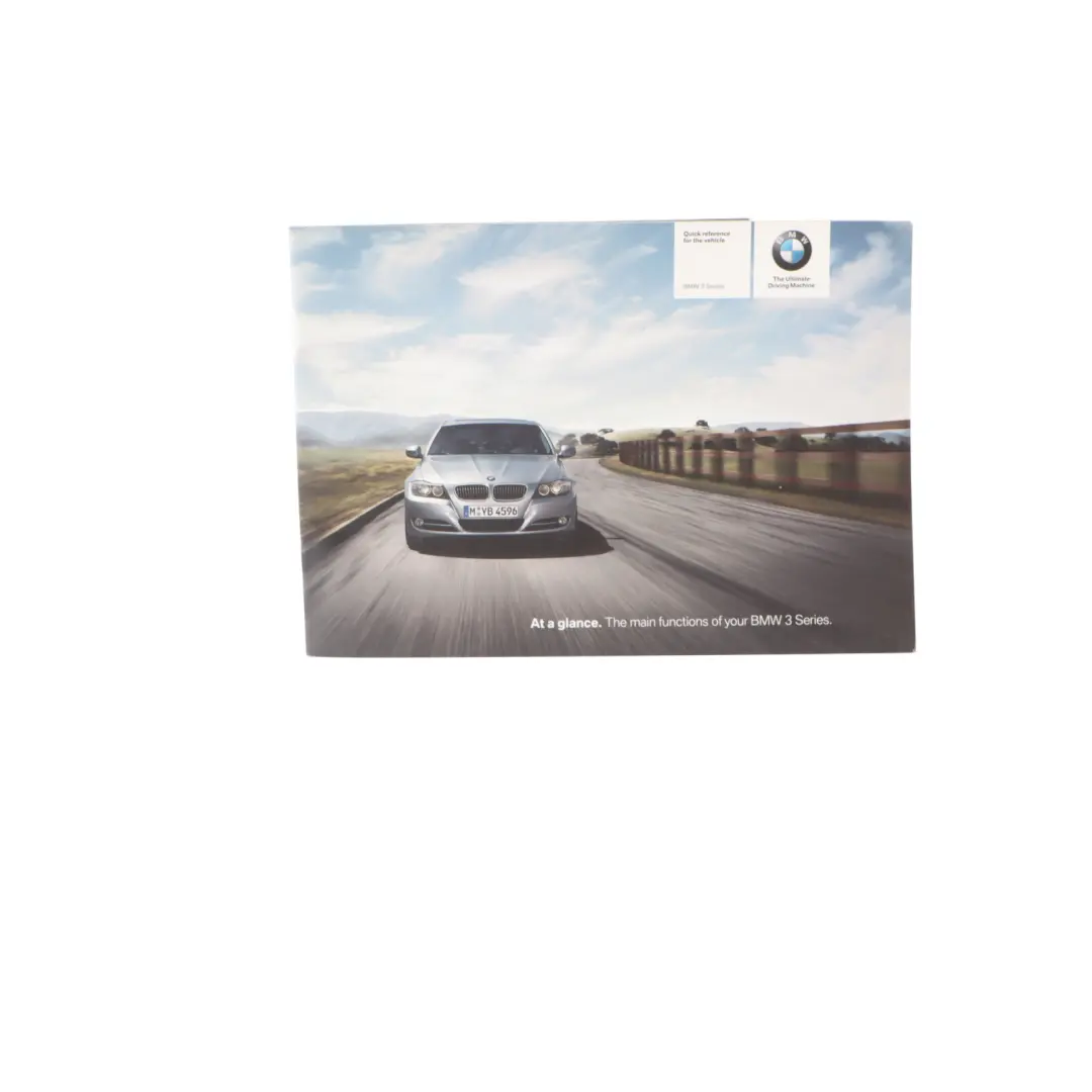 Service Booklet Owner's Handbook Instructions Pouch Case Wallet BMW E90 E91 - SKU 2600266-4 - Part number 2600266