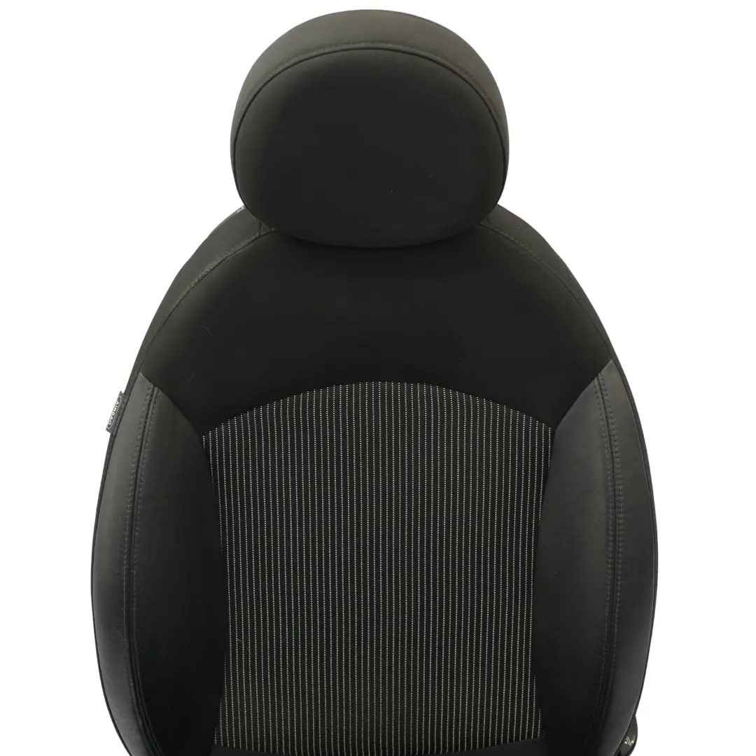 Front Seat Mini Cooper R55 R56 R57 Sport Cloth Leather Carbon Black Right O/S