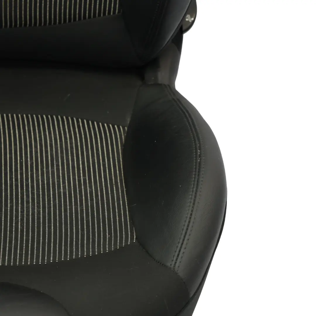 Front Seat Mini Cooper R55 R56 R57 Sport Cloth Leather Carbon Black Right O/S