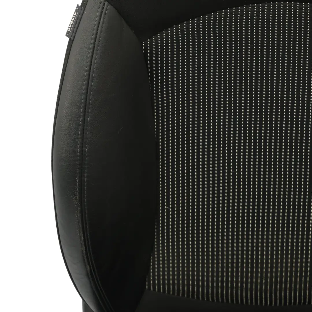 Front Seat Mini Cooper R55 R56 R57 Sport Cloth Leather Carbon Black Right O/S