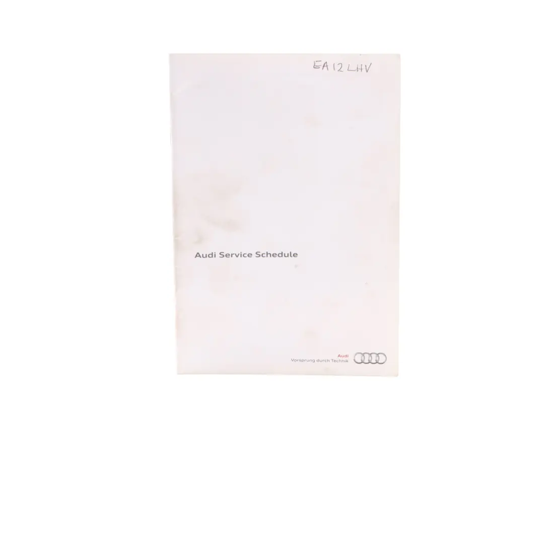 Owner's Handbook Manual Booklet Case Audi A5 8T - SKU 2825618T320 - Part number 2825618T320