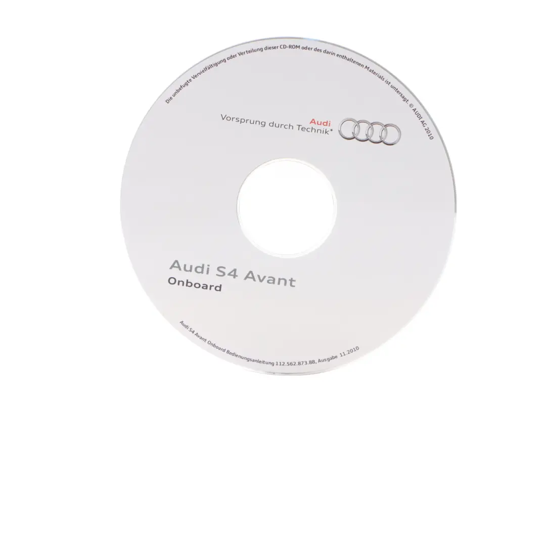 Audi A4 B8 Owner's Handbook Instruction Book Set Wallet Case Pouch 2915618K220