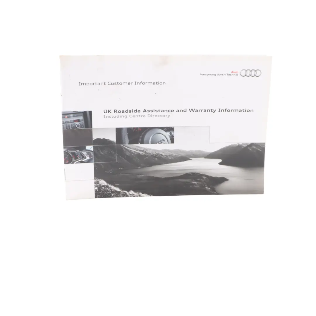 Audi A4 B8 Owner's Handbook Instruction Book Set Wallet Case Pouch 2915618K220