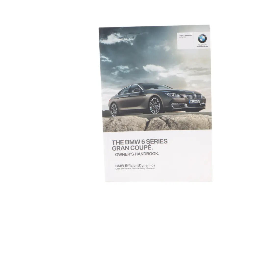 BMW F06 Gran Coupe Service Booklet Owner's Handbook Set Pouch Case Wallet