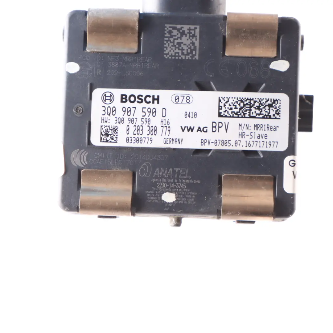 Lane Assist Module Audi A3 S3 RS3 8V Blindspot Control Unit Left N/S  - SKU 3Q0907590D - Part number 3Q0907590D