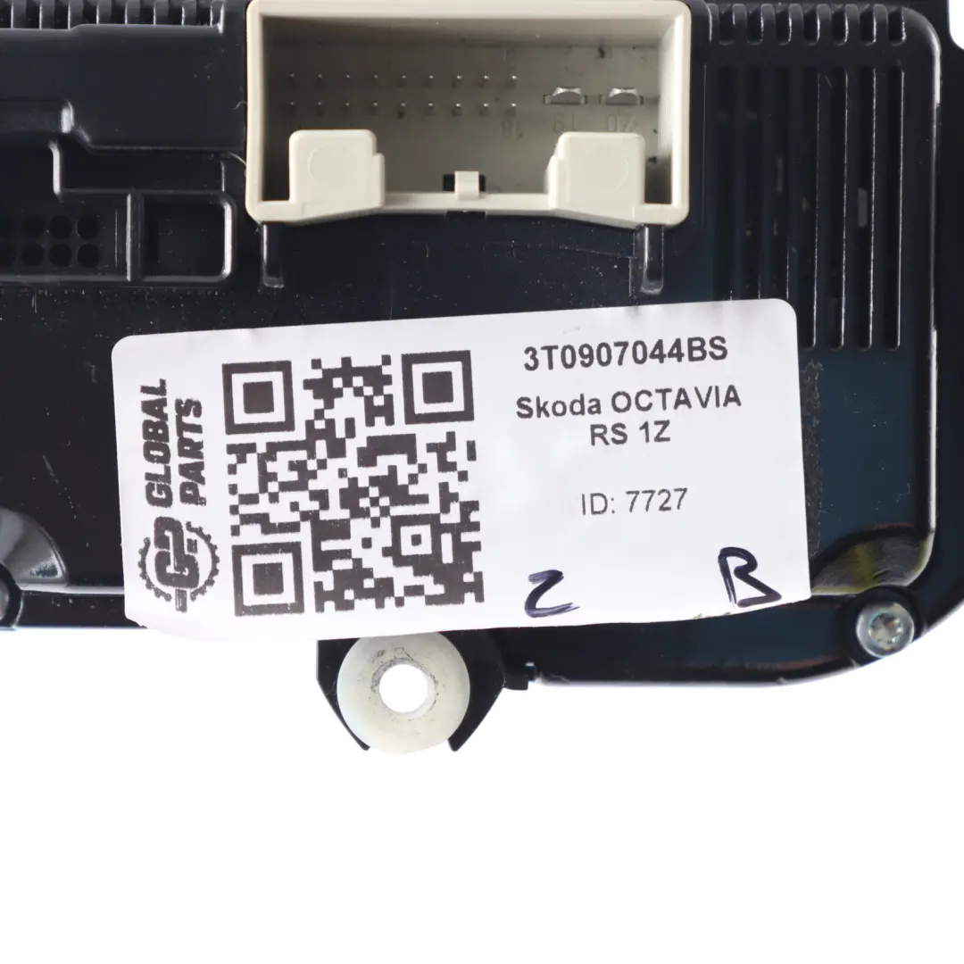 Mk2 Climate Control A/C Switch Panel Unit Skoda Octavia Superb - SKU 3T0907044BS - Part number 3T0907044BS