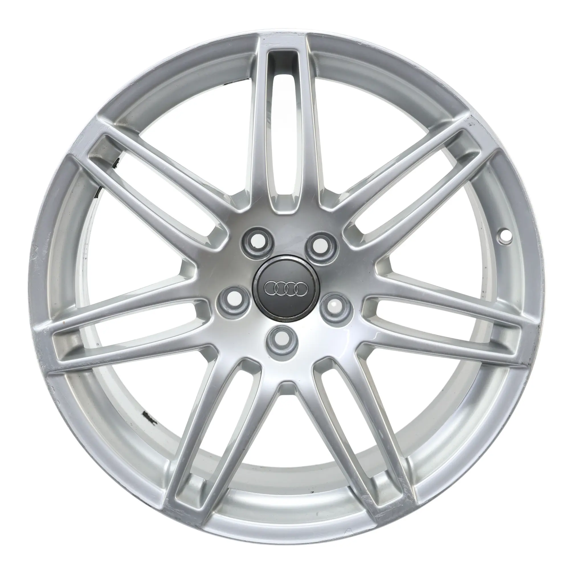 Audi A6 C6 Silver Wheel Alloy Rim 19" 8,5J ET:48 Twin Spoke Le Mans 4F0601025BA