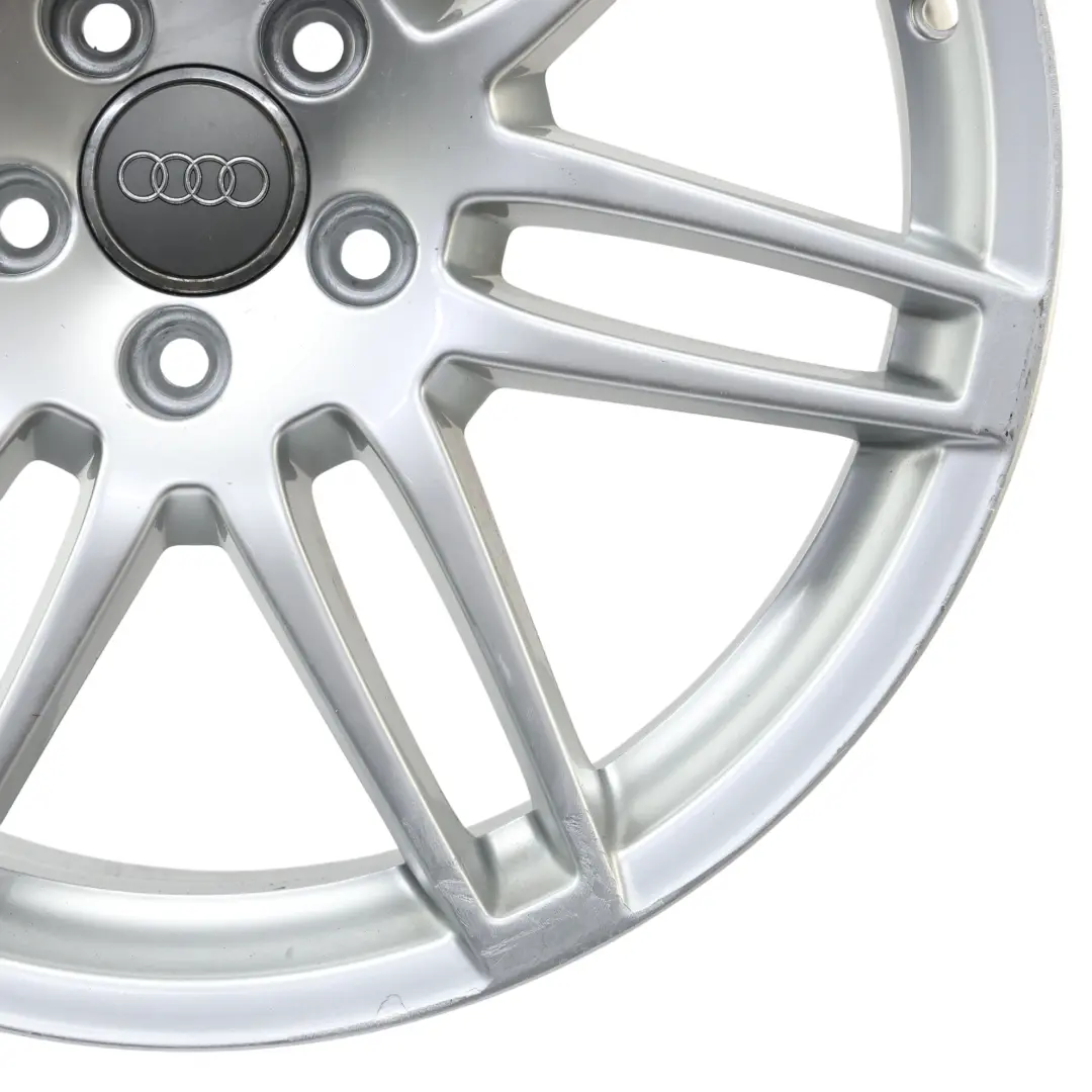 Jante argentée alliage 19" 8,5J ET:48 Le Mans 4F0601025BA Audi A6 C6 - SKU 4F0601025BA-1 - Numéro de pièce 4F06010258A