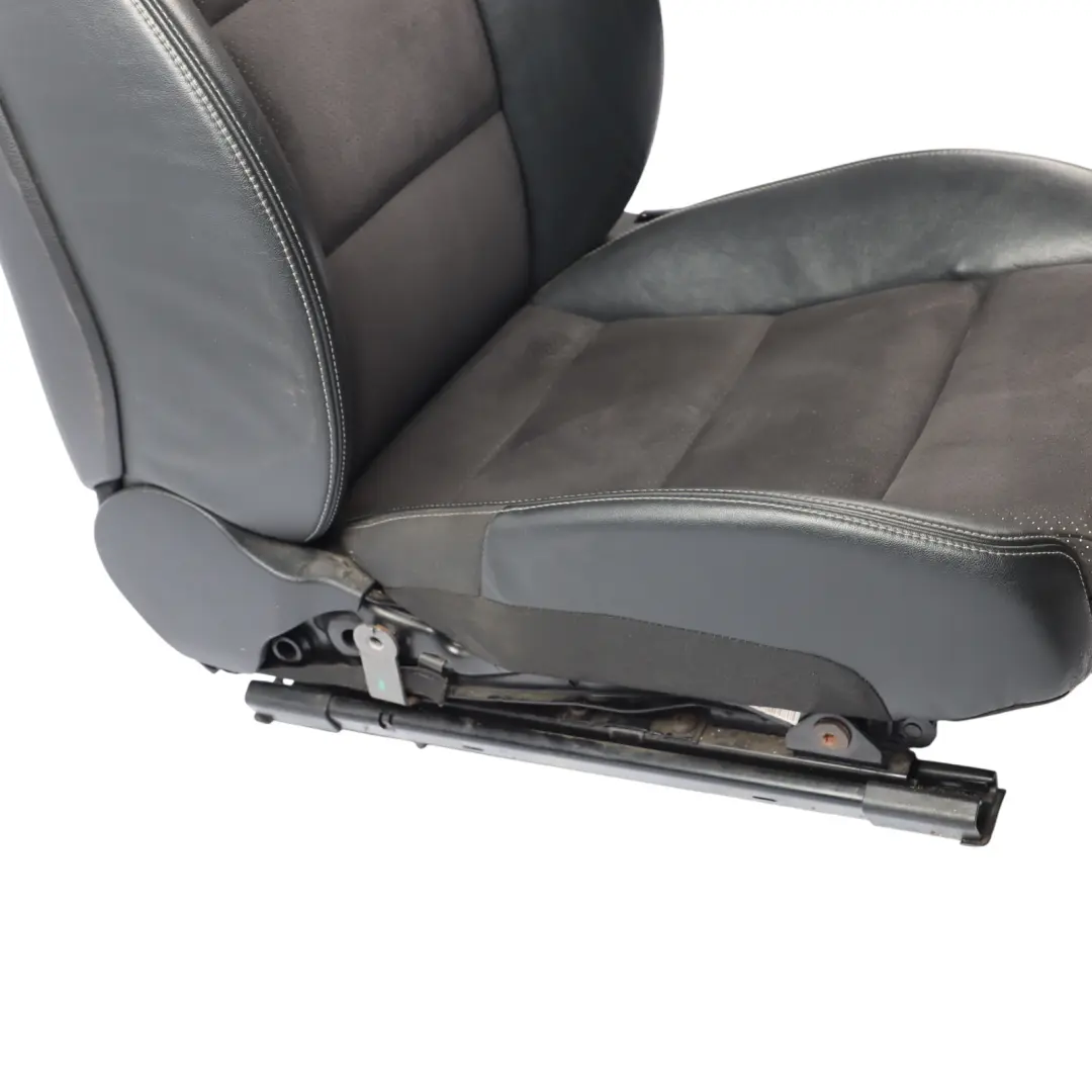 Audi A6 C6 Sport Seat Front Heated Electric Left N/S Leather Alcantara Black
