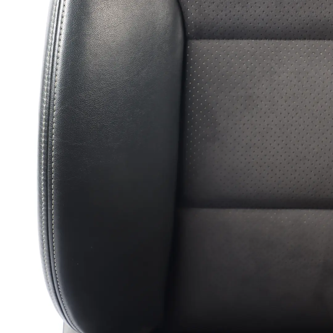 Audi A6 C6 Sport Seat Front Heated Electric Left N/S Leather Alcantara Black