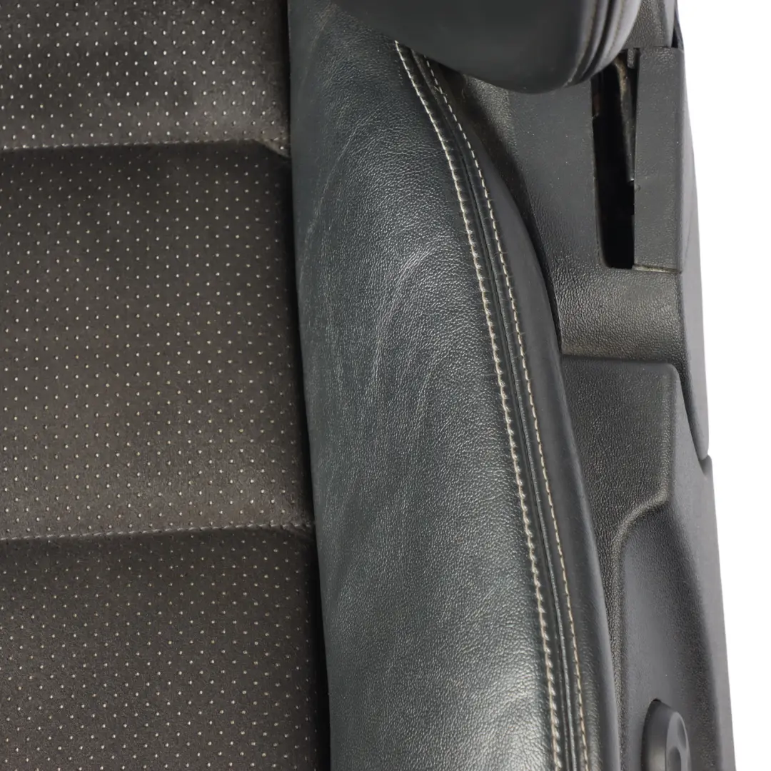 Audi A6 C6 Sport Seat Front Heated Electric Left N/S Leather Alcantara Black