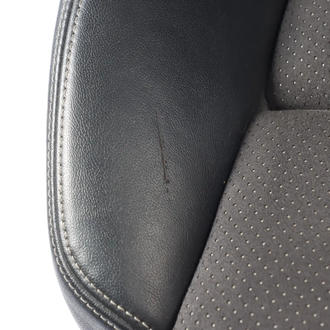 Audi A6 C6 Sport Seat Front Heated Electric Left N/S Leather Alcantara Black