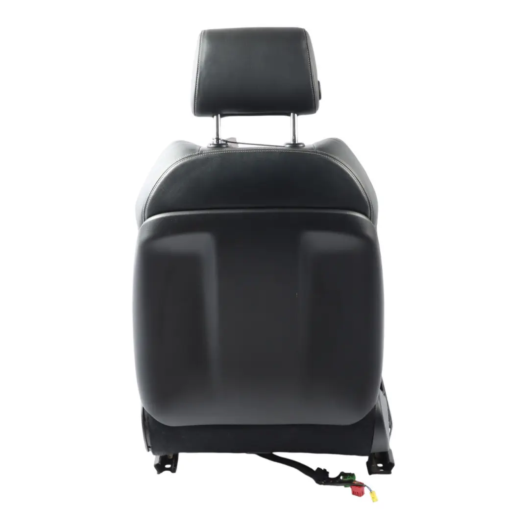 Audi A6 C6 Sport Seat Front Heated Electric Right O/S Leather Alcantara Black
