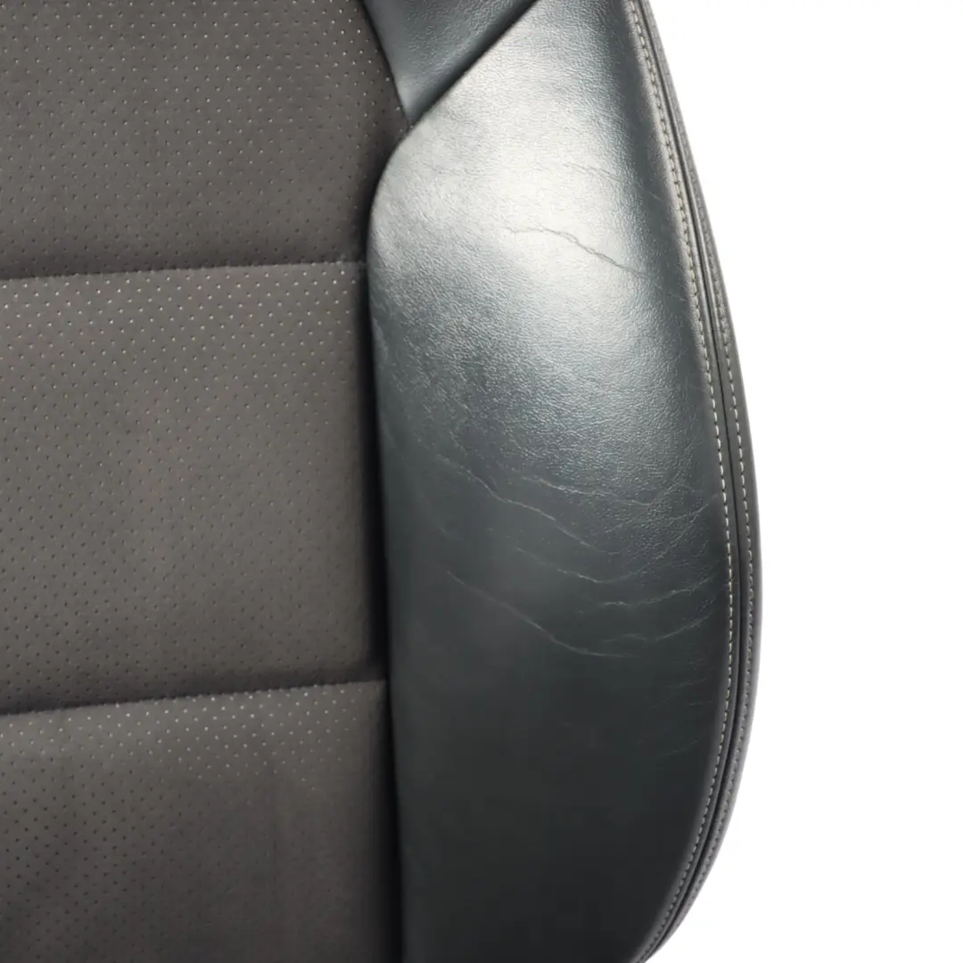 Audi A6 C6 Sport Seat Front Heated Electric Right O/S Leather Alcantara Black