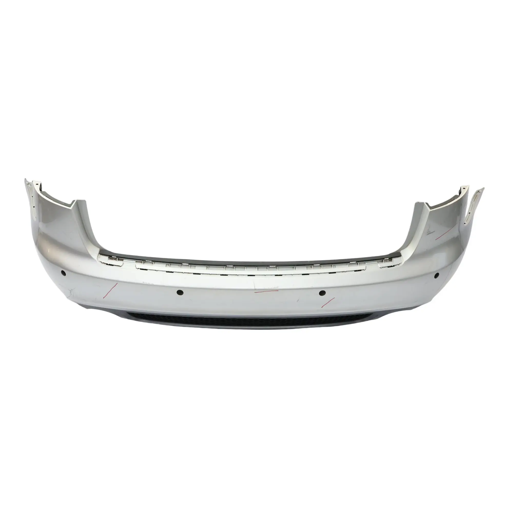 Audi A6 C6 Rear Bumper S Line Trim Panel Ice Silver Metallic - X7W