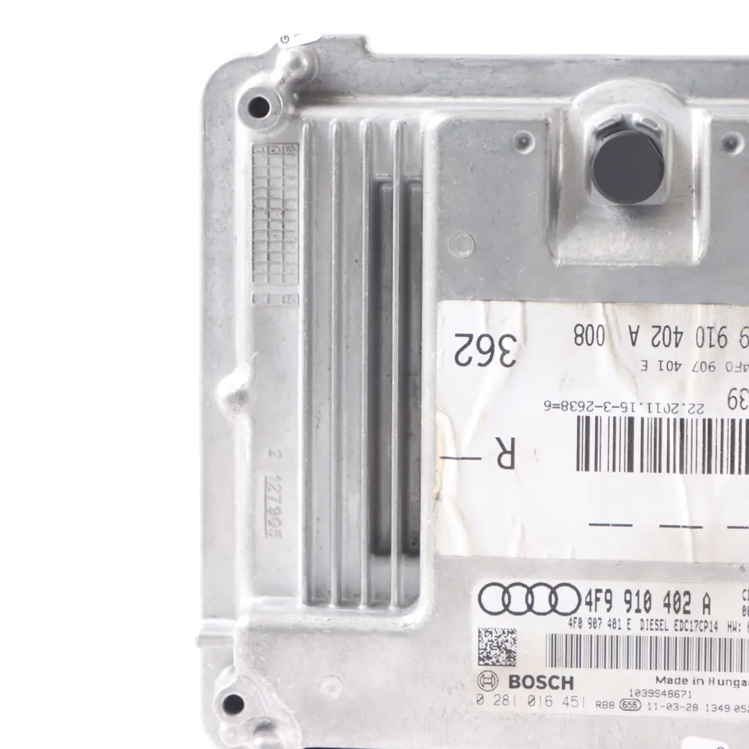 Audi A6 C6 3.0 TDI 240HP CDYA Quattro Engine Module ECU Kit 4F9910402A Automatic