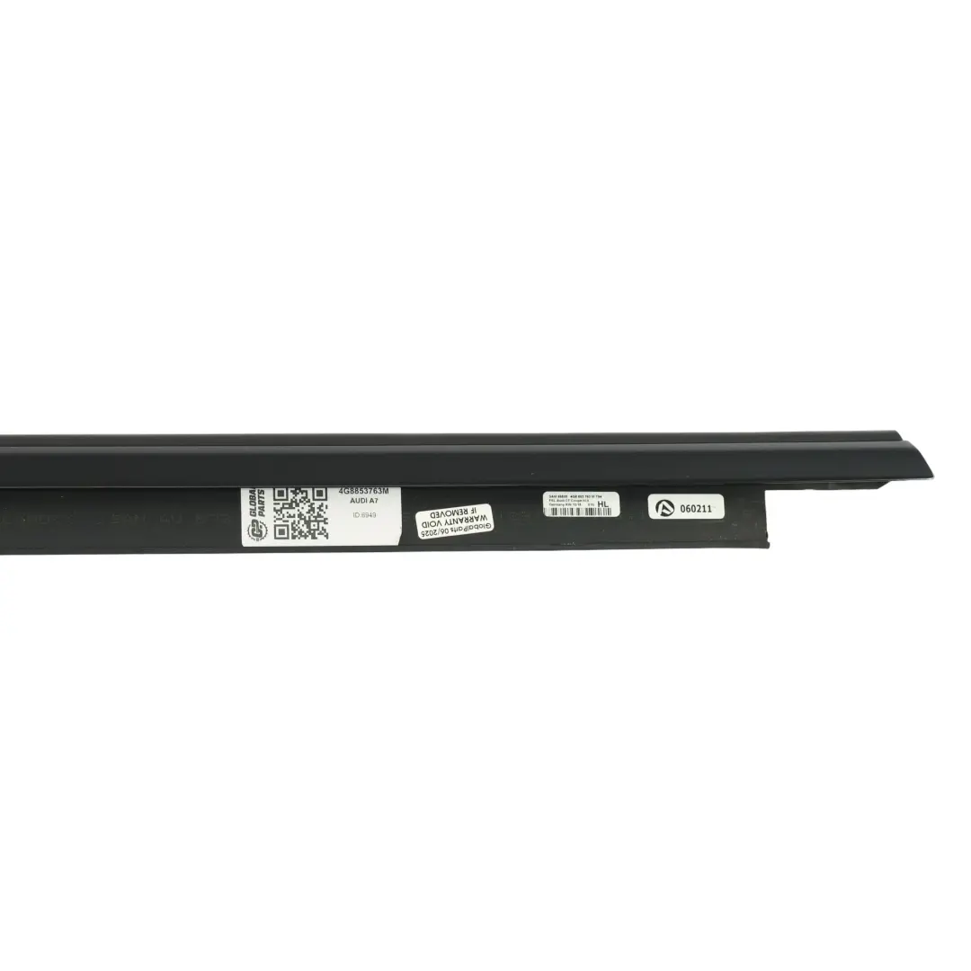 Audi A7 4G Puerta Trasera Ventana Burlete Tapa Panel Izquierdo 4G8853763M