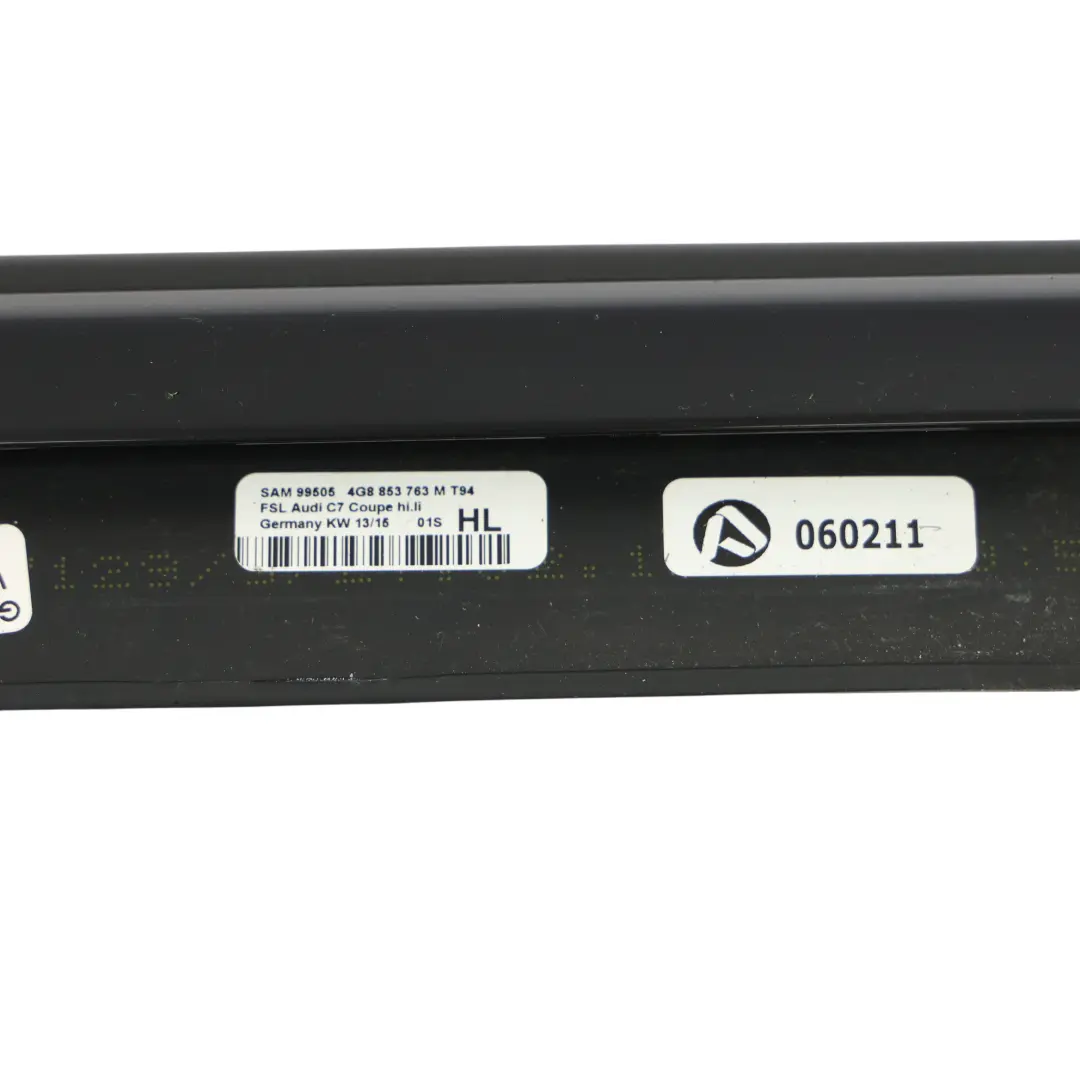 Audi A7 4G Puerta Trasera Ventana Burlete Tapa Panel Izquierdo 4G8853763M