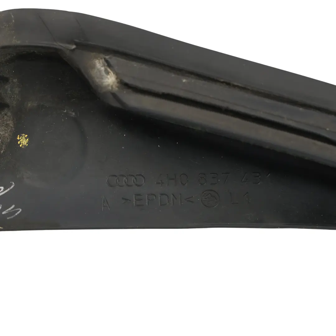 Uszczelka Guma Szyby Bocznej Drzwi Lewy Przód Audi A4 B8 - SKU 4H0837431A - Numer Części 4H0837431A