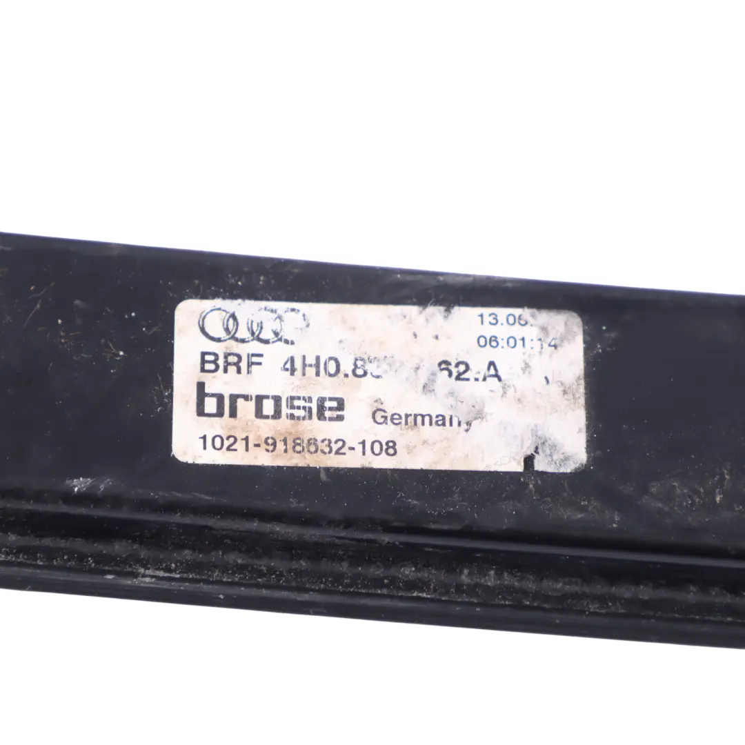 Audi A8 4H Fensterheber Vorne Rechts Tür Regulator Mechanismus 4H0837462A