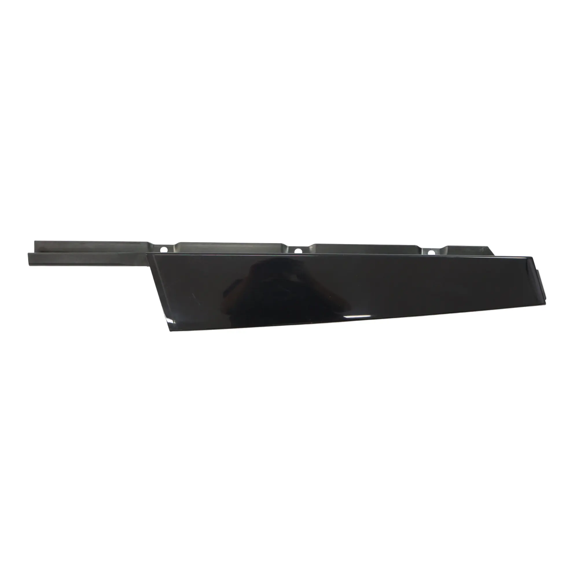Audi A8L D4 B-Pillar Exterior Column Trim Panel Cover Left N/S Black 4H0837901