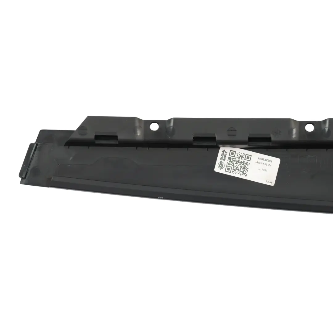 A8L D4 B-Pillar Exterior Column Trim Panel Cover Left N/S Black Audi - SKU 4H0837901 - Part number 4H0837901