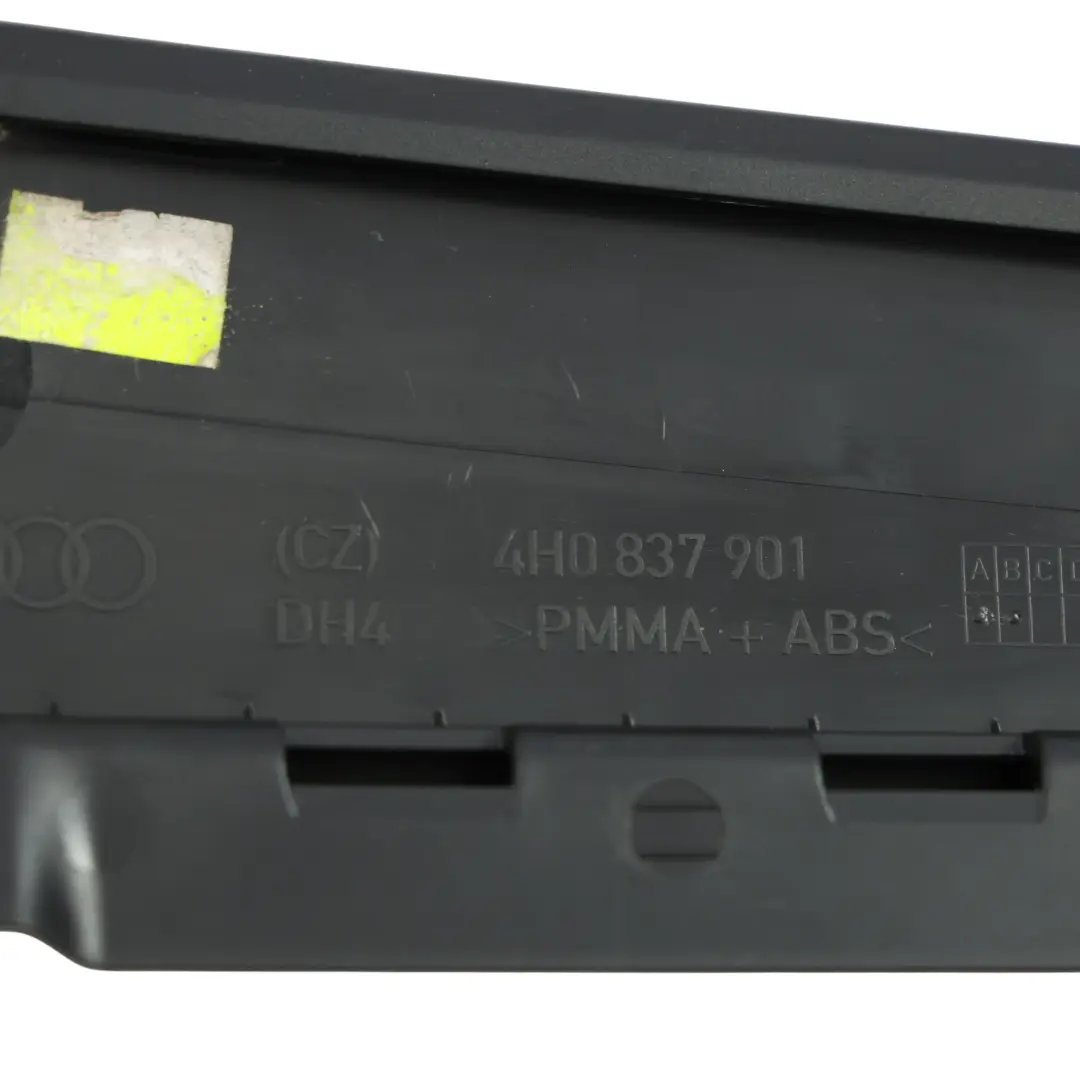 A8L D4 B-Pillar Exterior Column Trim Panel Cover Left N/S Black Audi - SKU 4H0837901 - Part number 4H0837901