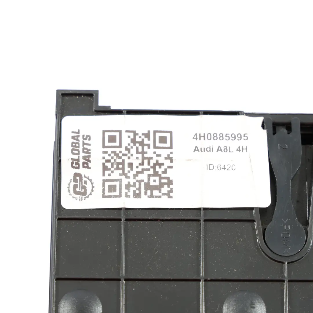 Audi A8L 4H Rear Seat Armrest Cup Holder 4H0885995A