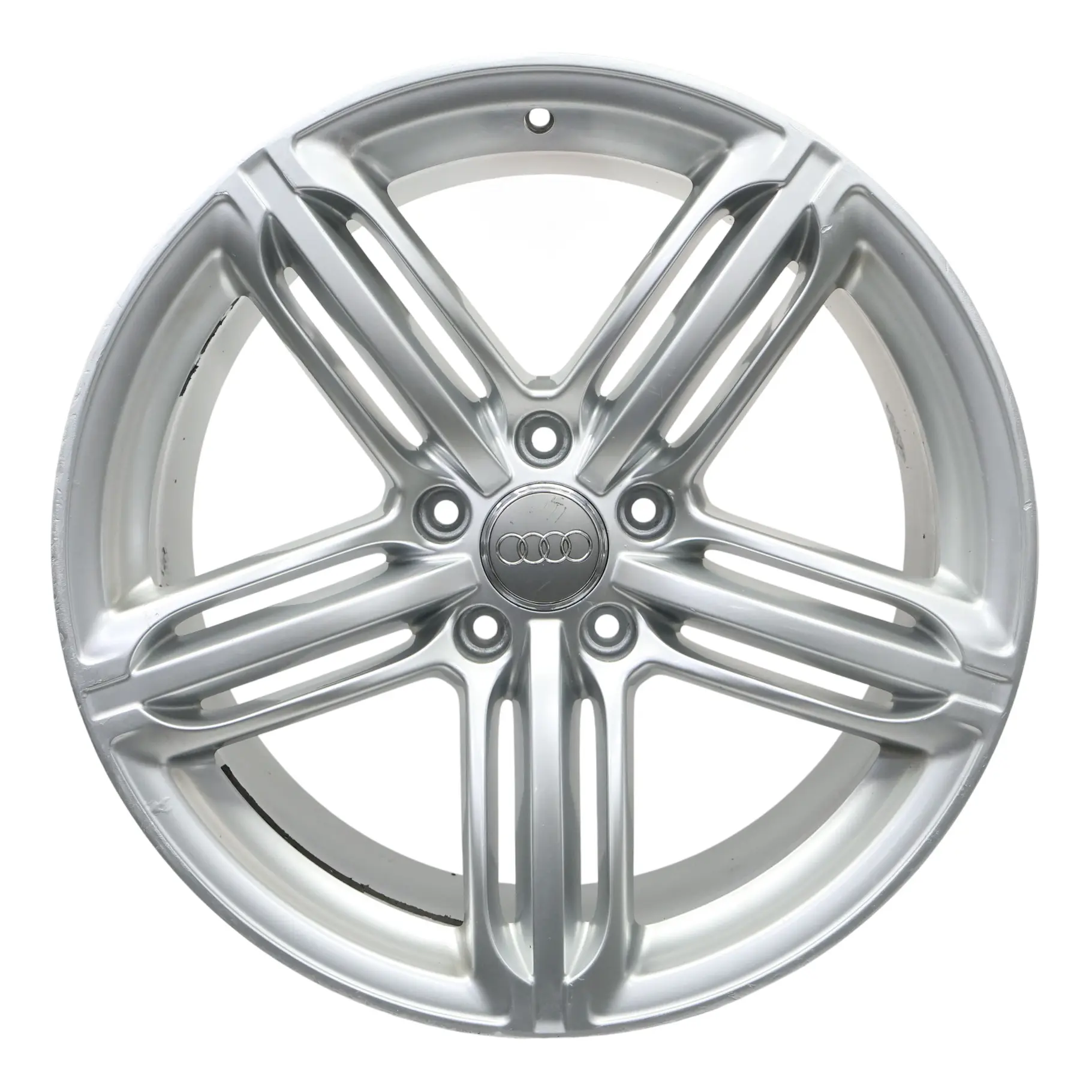 Audi Q7 4L Silver Alloy Wheel Rim 21" Star Spoke 10J ET:44 4L0601025BH