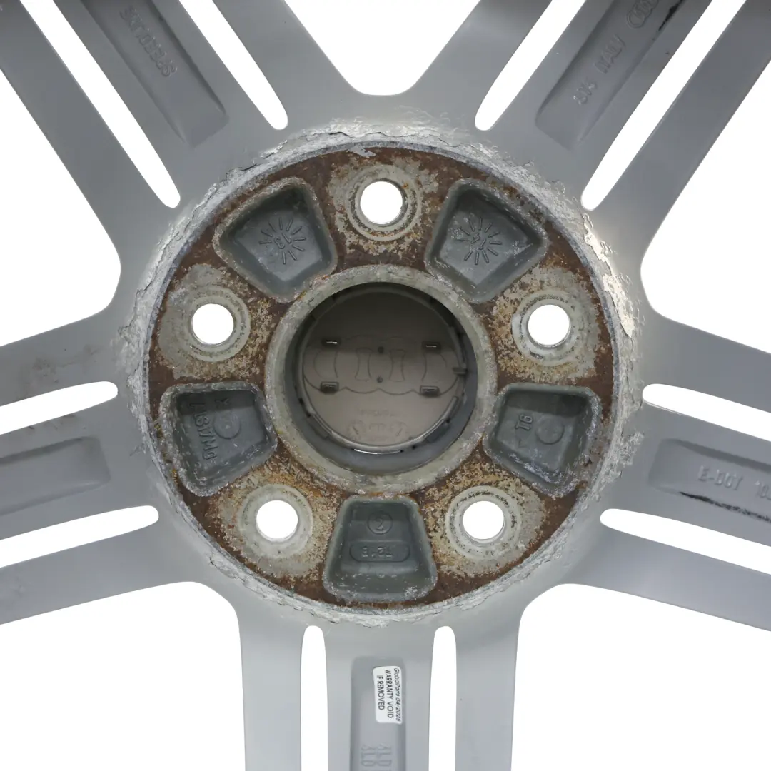 Audi Q7 4L Silver Alloy Wheel Rim 21" Star Spoke 10J ET:44 4L0601025BH