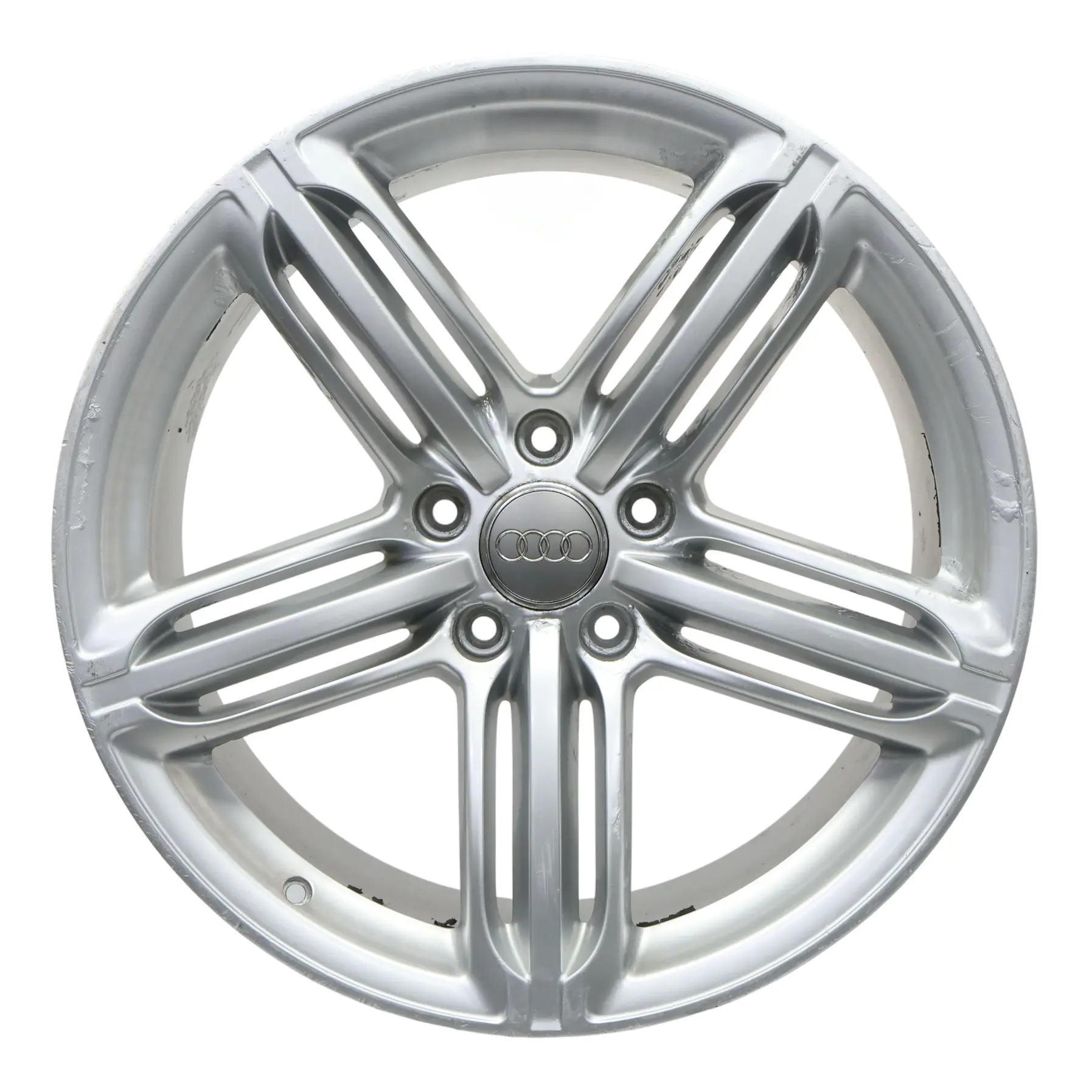 Audi Q7 4L Silver Alloy Wheel Rim 21" Star Spoke 10J ET:44 4L0601025BH