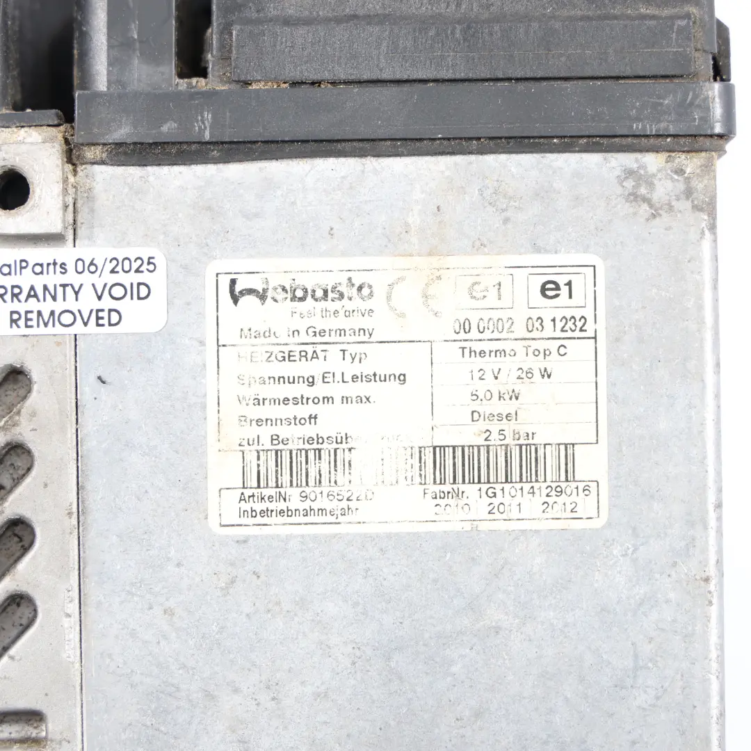 Audi Q7 4L Bomba De Soplador De Calefacción Auxiliar Webasto 4L0815071C