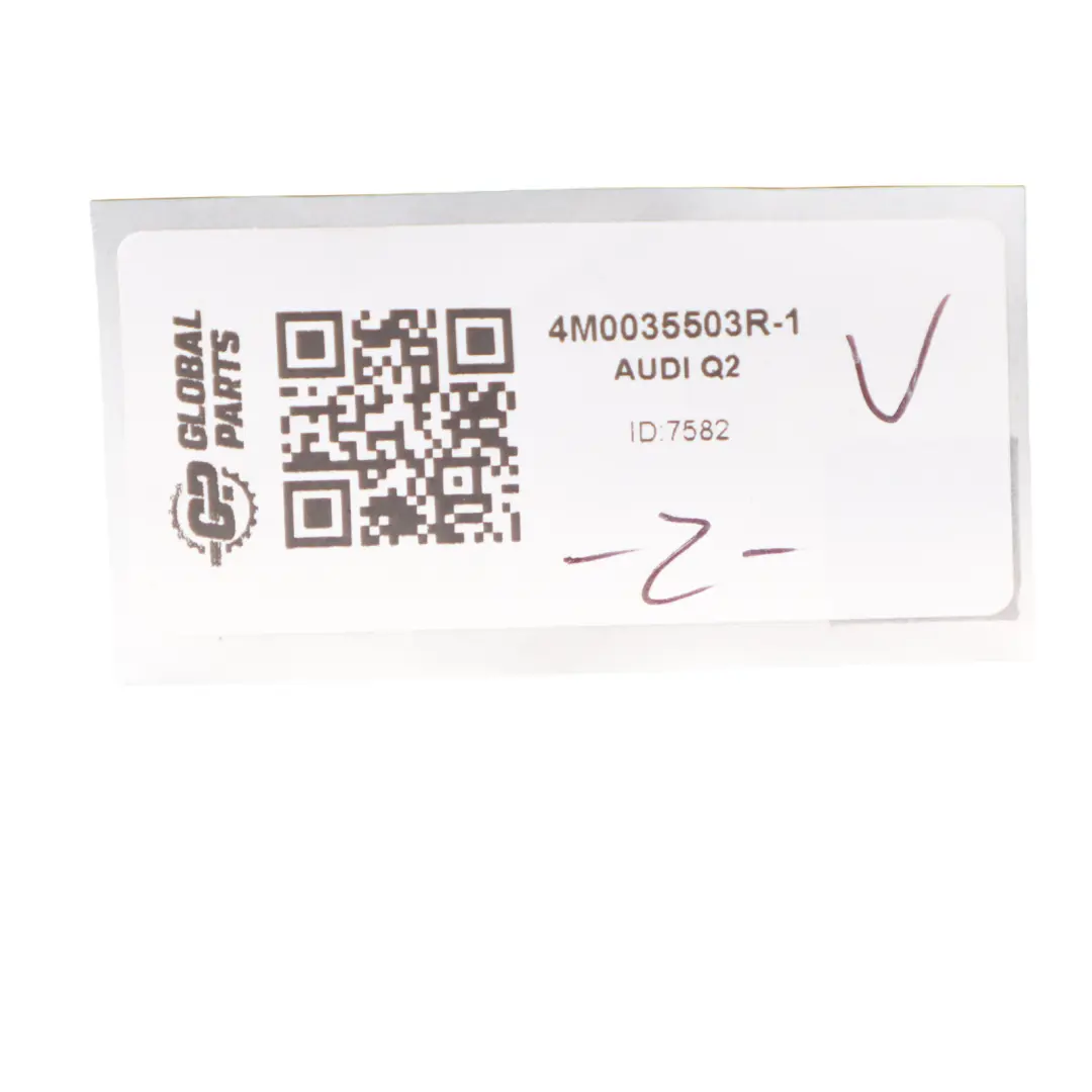 Aerial Antenna Shark Fin Roof DAB Unit Black Audi Q2 GA - SKU 4M0035503R-1 - Part number 4M0035503R