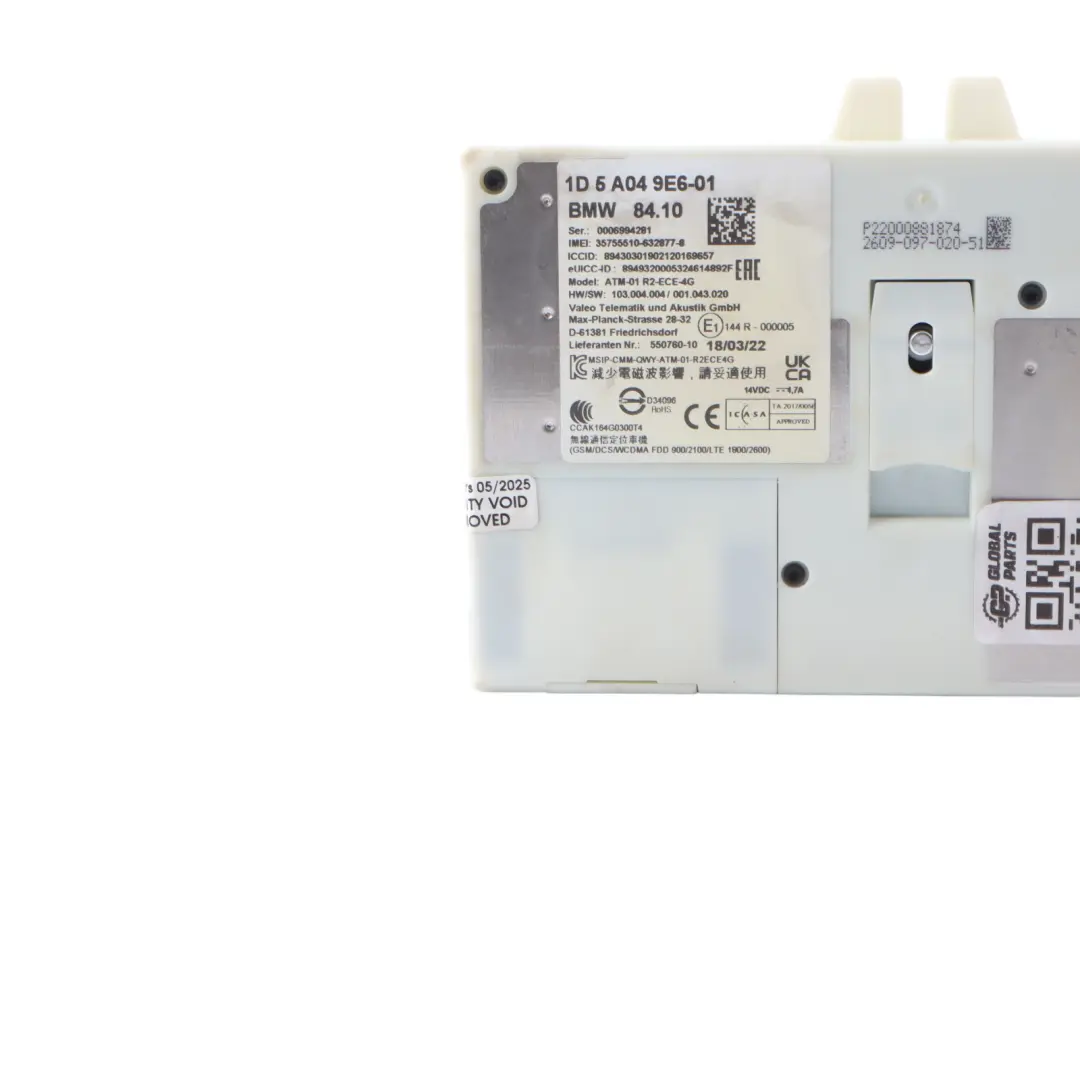 BMW X1 F48 Telematics Control Module ECU Unit 5A049E6