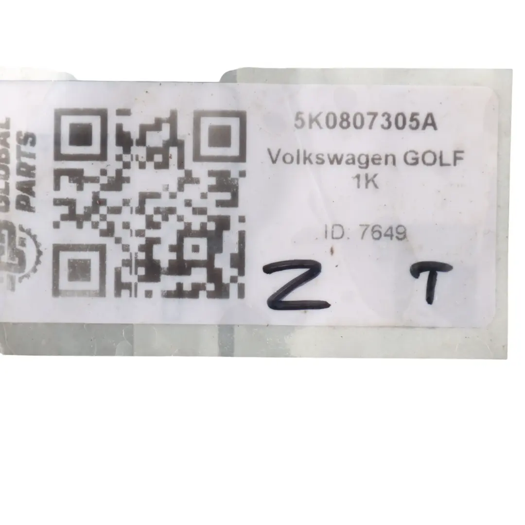 VW Volkswagen Golf Mk6 Rear Bumper Carrier Cross Member Support Bar 5K0807305A