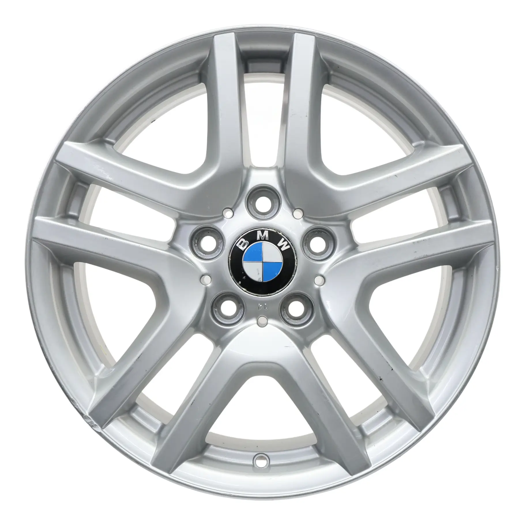 BMW X5 E53 Jante en alliage léger argenté à rayons V 130 17" 7,5J ET:40 6761929