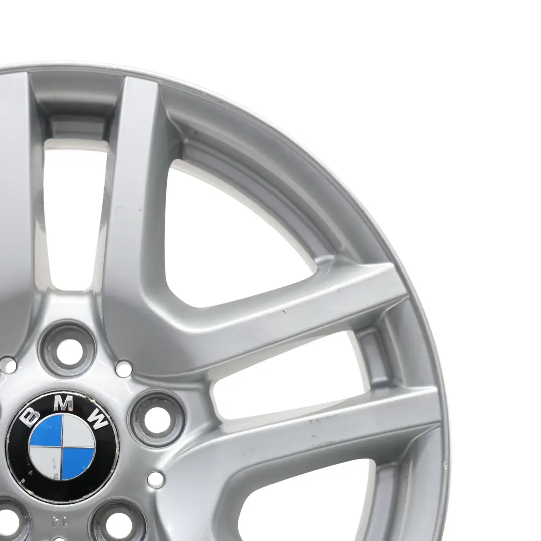 BMW X5 E53 Silber Leicht metall rad Felge V-Speiche 130 17" 7,5J ET:40 6761929