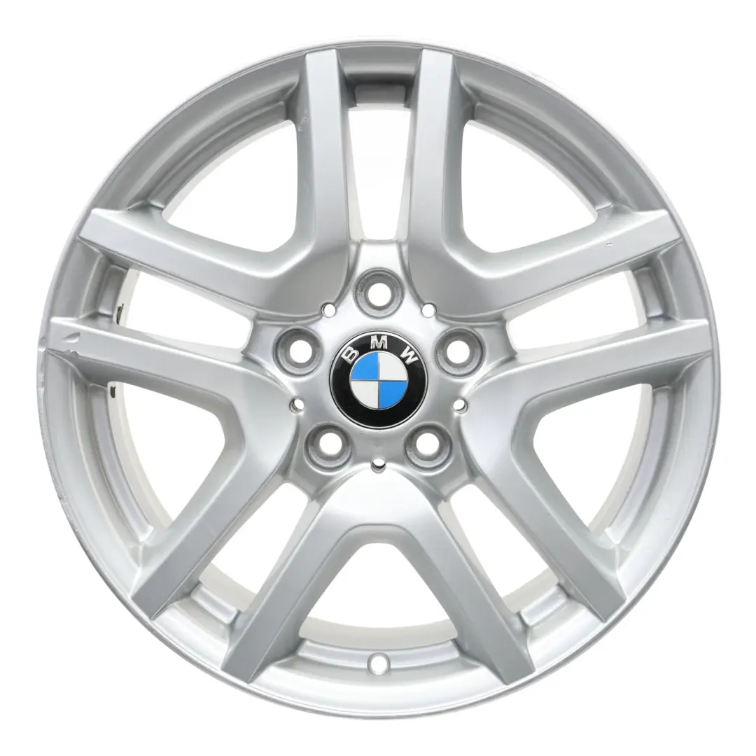 BMW X5 E53 Silver Light Alloy Wheel Rim V spoke 130 17" 7,5J ET:40 6761929