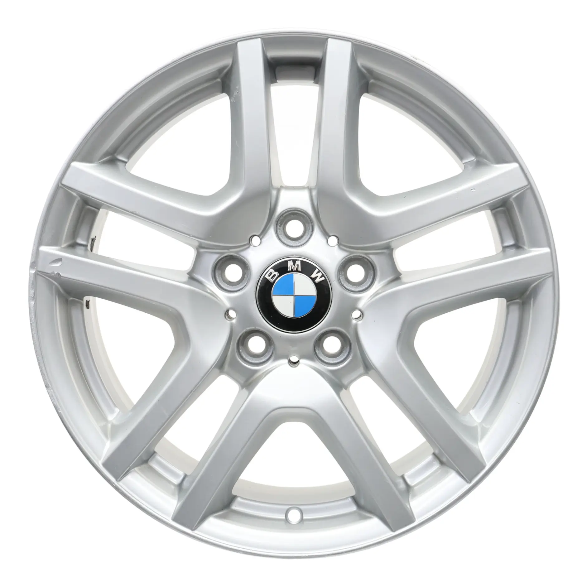 BMW X5 E53 Silver Light Alloy Wheel Rim V spoke 130 17" 7,5J ET:40 6761929