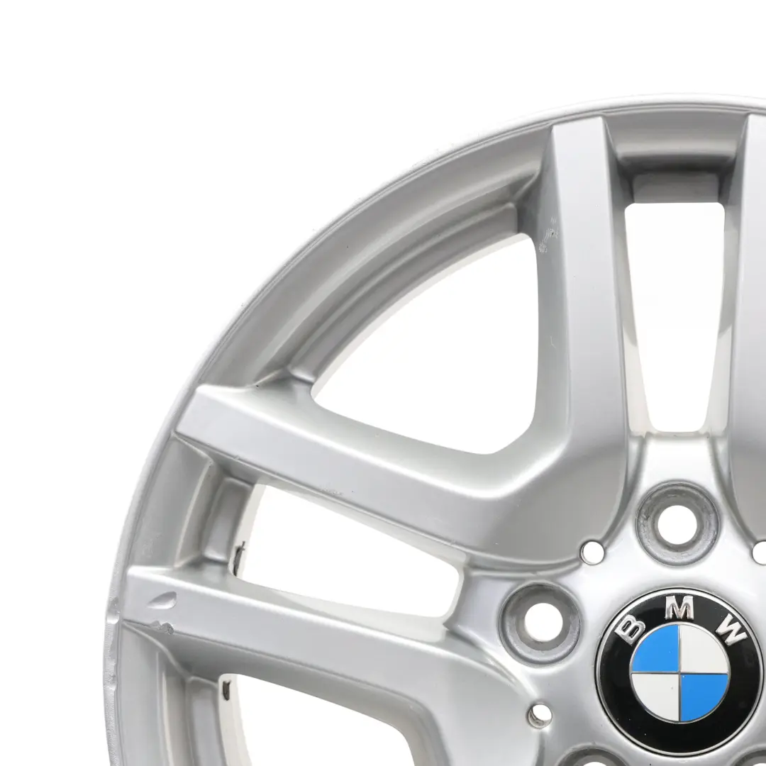 BMW X5 E53 Silver Light Alloy Wheel Rim V spoke 130 17" 7,5J ET:40 6761929