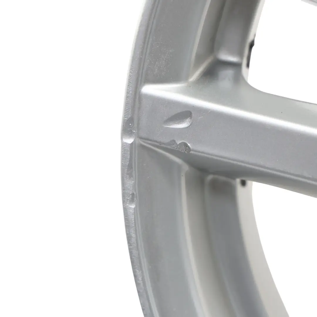 BMW X5 E53 Silver Light Alloy Wheel Rim V spoke 130 17" 7,5J ET:40 6761929