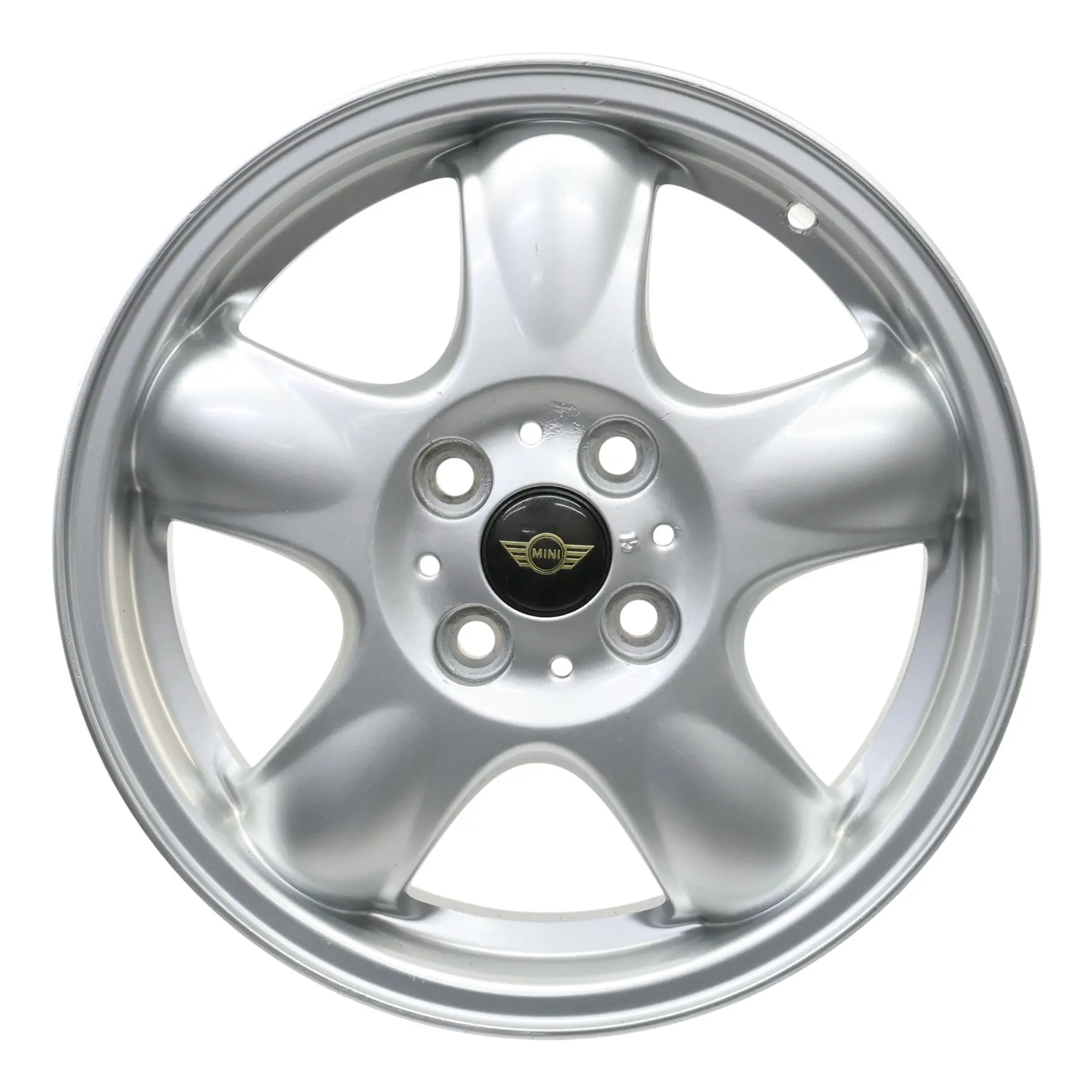 Mini One R55 R56 Llanta Aleación Plateada 15" 5,5J 5-Start Spooler 100 6768498