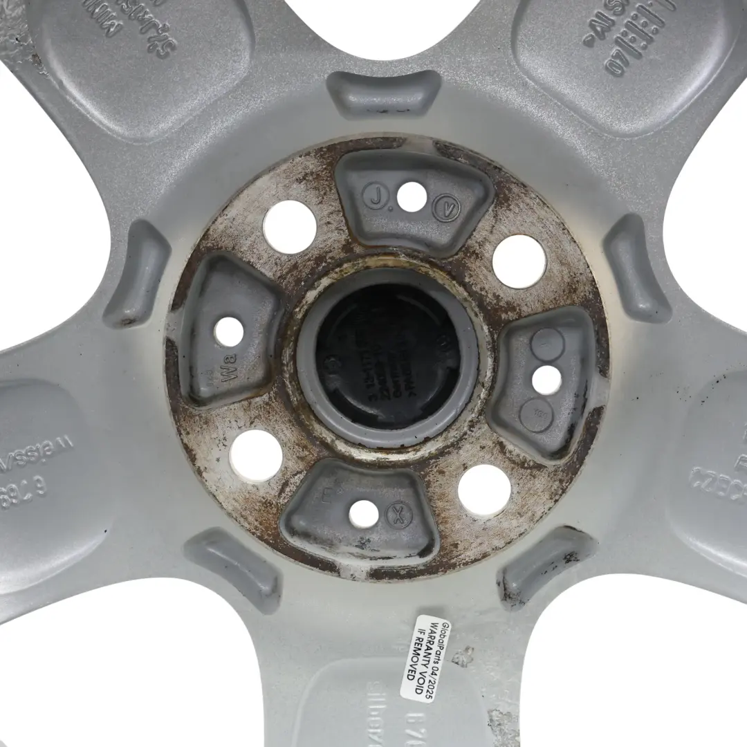 Mini One R50 R55 R56 Jante Alliage Argent 15" 5,5J 5-Start Spooler 100 6768498