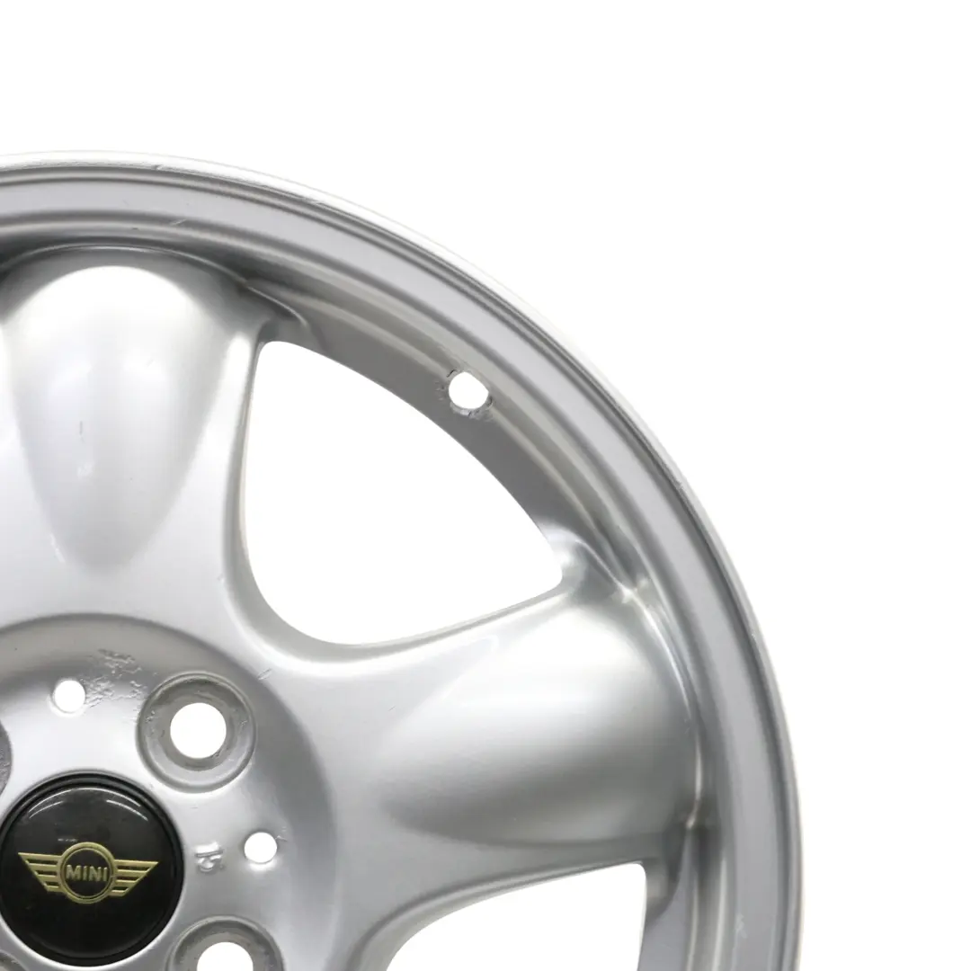Mini One R50 R55 R56 Jante Alliage Argent 15" 5,5J 5-Start Spooler 100 6768498